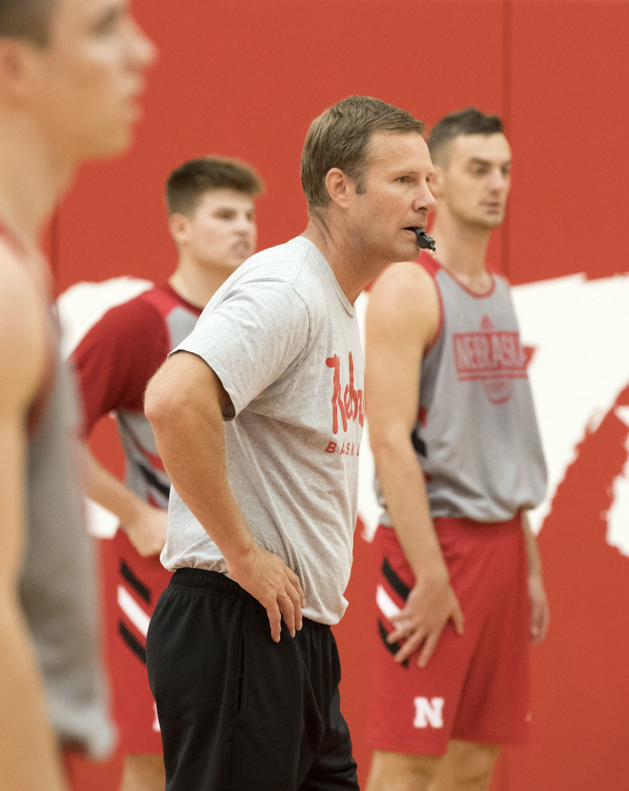 Nebraska men's hoops practice, 7.23
